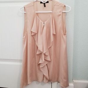 Silky sleeveless top